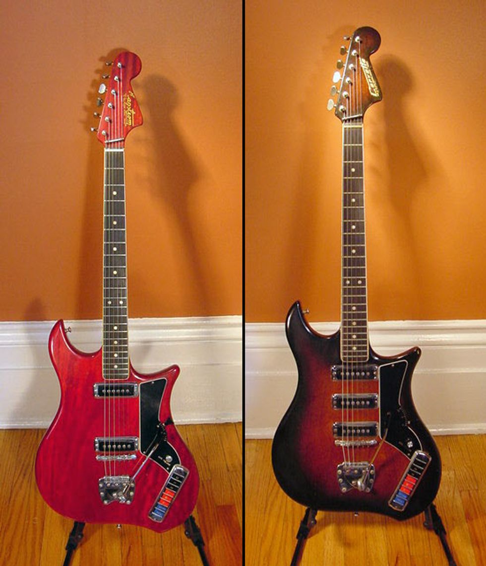 Hagstrom Impala and Corvette