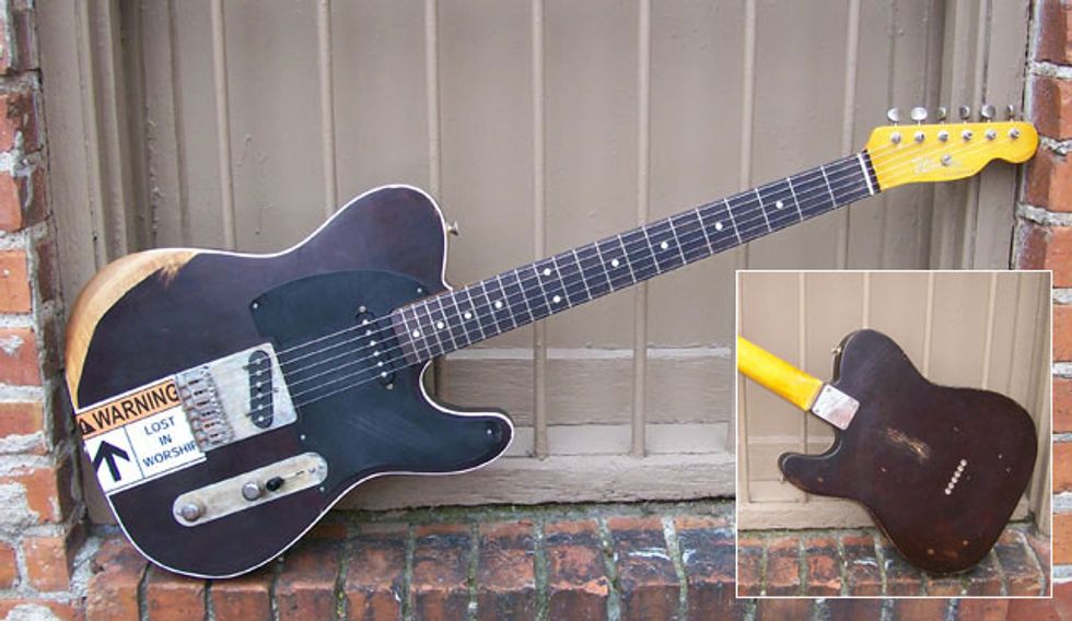 Hand-built Born to Worship Tele-Style