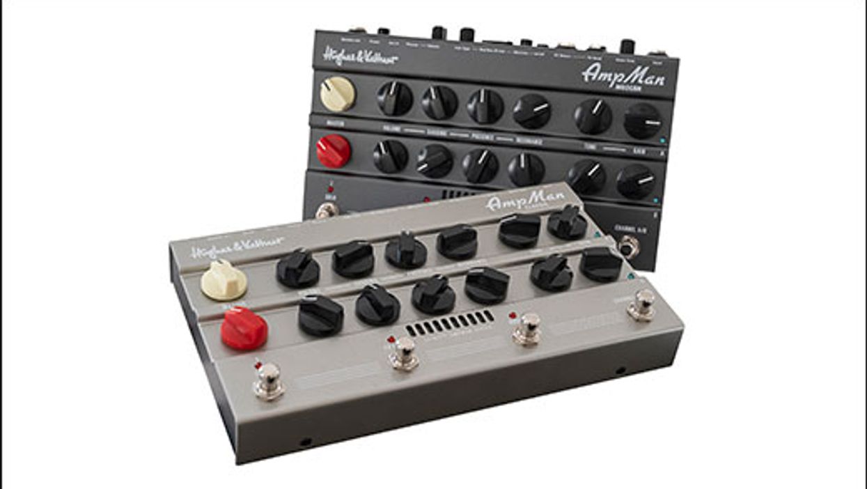 Hughes & Kettner Launches Spirit AmpMan Series of Compact Pedal Amplifiers