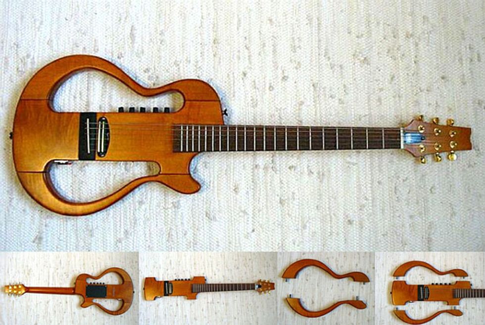 Hynek Stancik's Macho FBM Travel Guitar