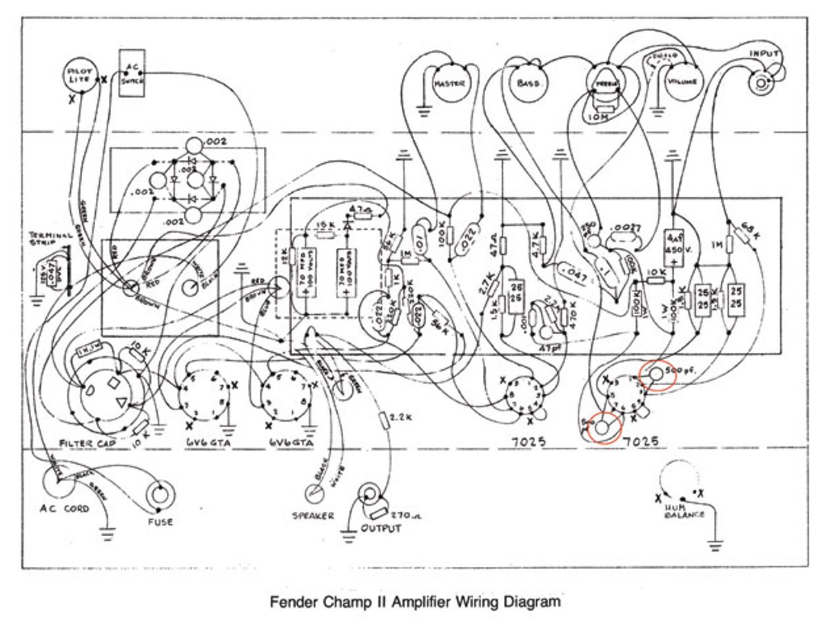 Ask Amp Man: Tweaking a Fender Champ II