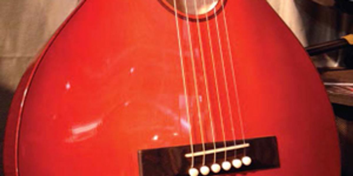 Accessoires Musiciens guitare gonflable rock rose et noire avec bandoulière  - 95cm Adulte - Unisex GRP23945
