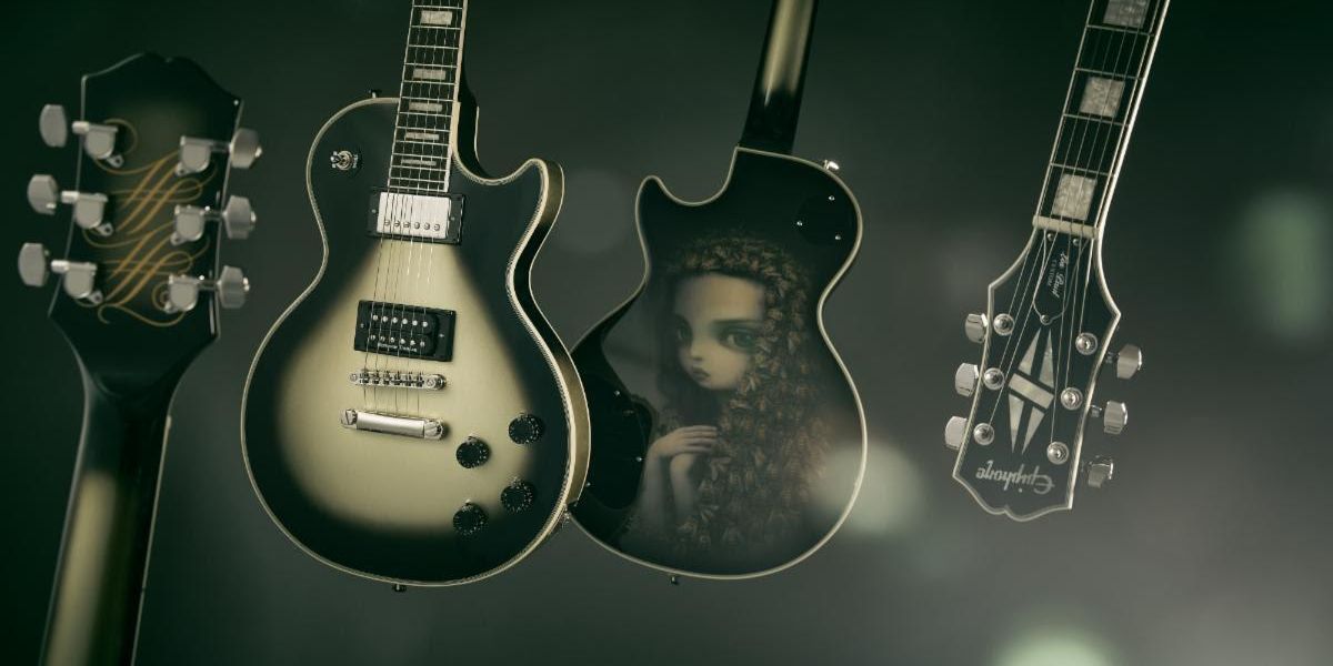 Epiphone Launches Adam Jones Les Paul Custom Art Collection - Premier Guitar