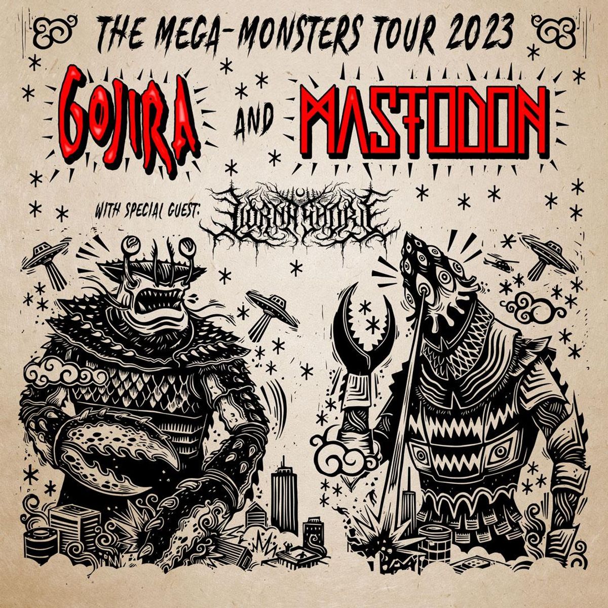 mastodon and gojira tour 2023