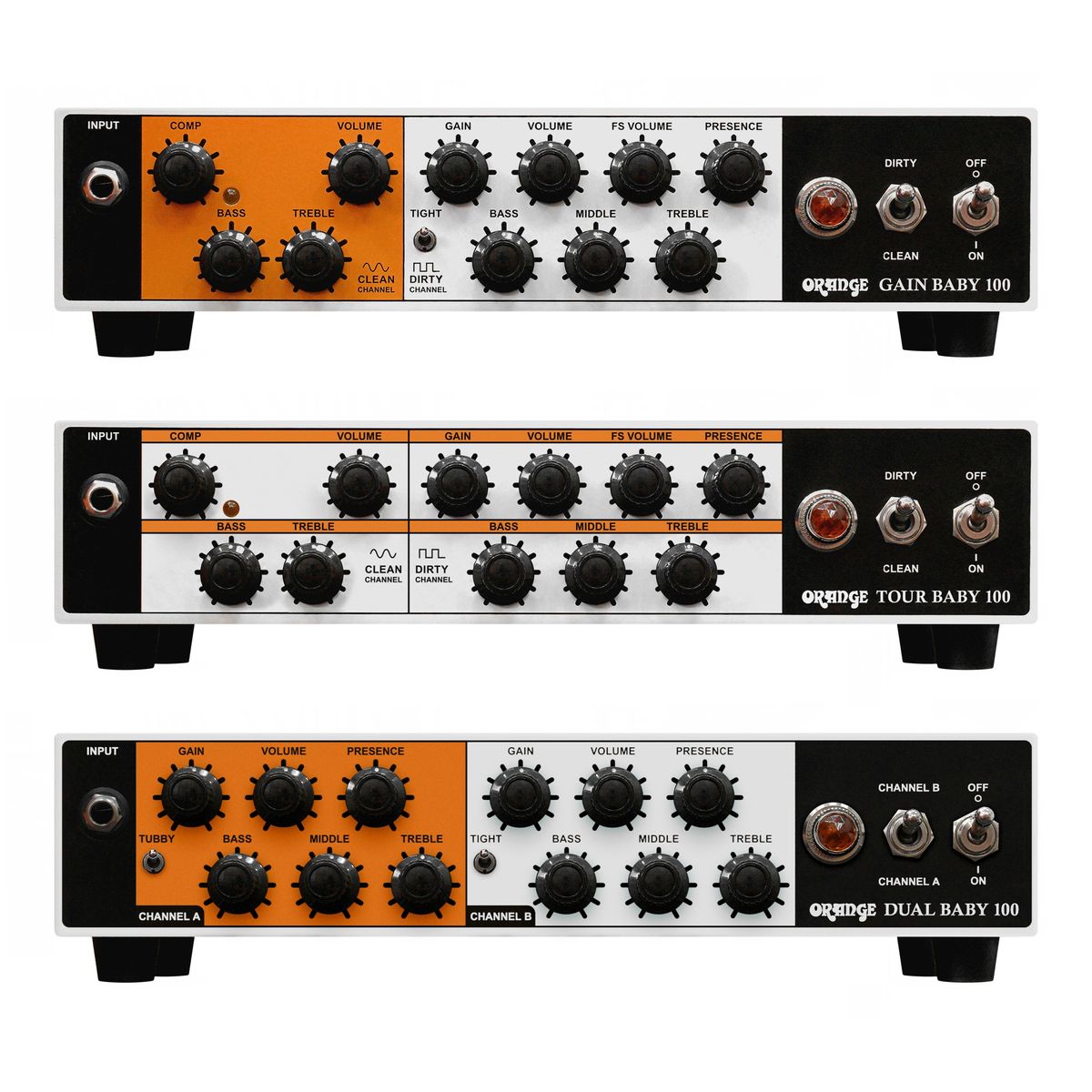 Orange Tour Baby 100, Dual Baby 100, and Gain Baby 100 Review