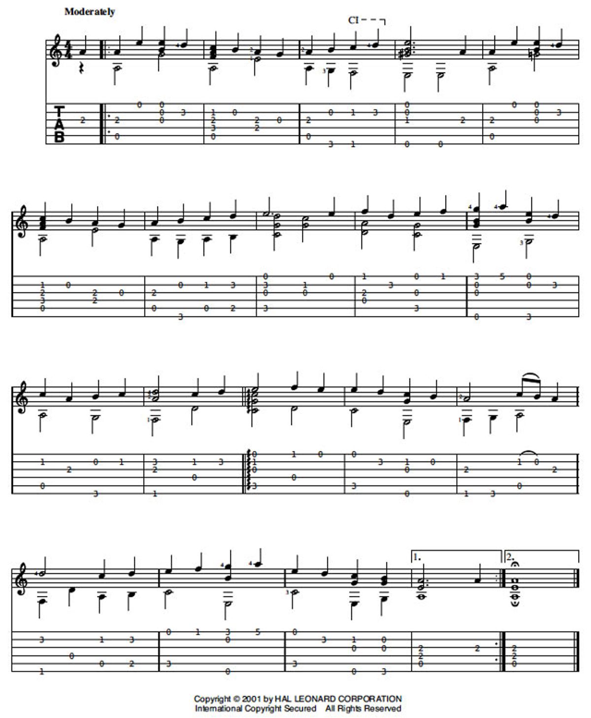 God Rest Ye Merry, Gentlemen: Popular Christmas Carol Arranged for Solo Classical Guitar