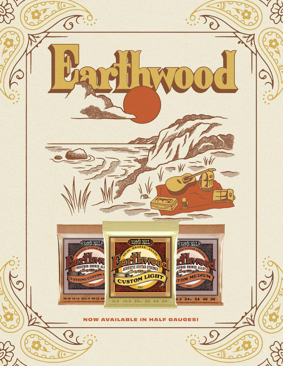Ernie Ball Launches New Gauge Combos for Slinky & Earthwood Strings
