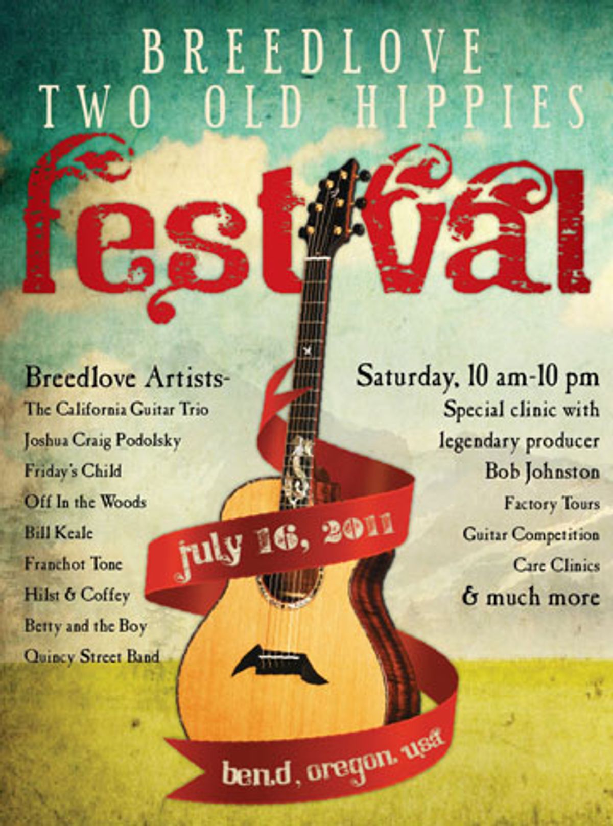 Breedlove Announces 2011 Breedlove Festival