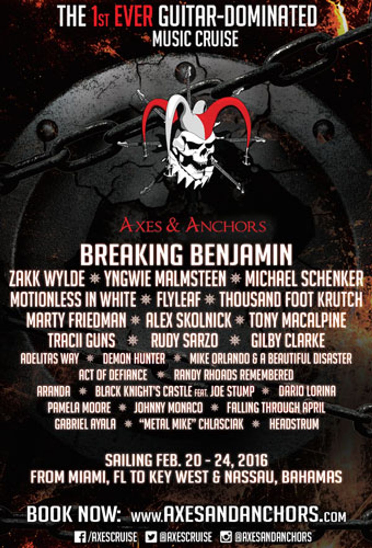 Axes & Anchors Cruise Announces Lineup