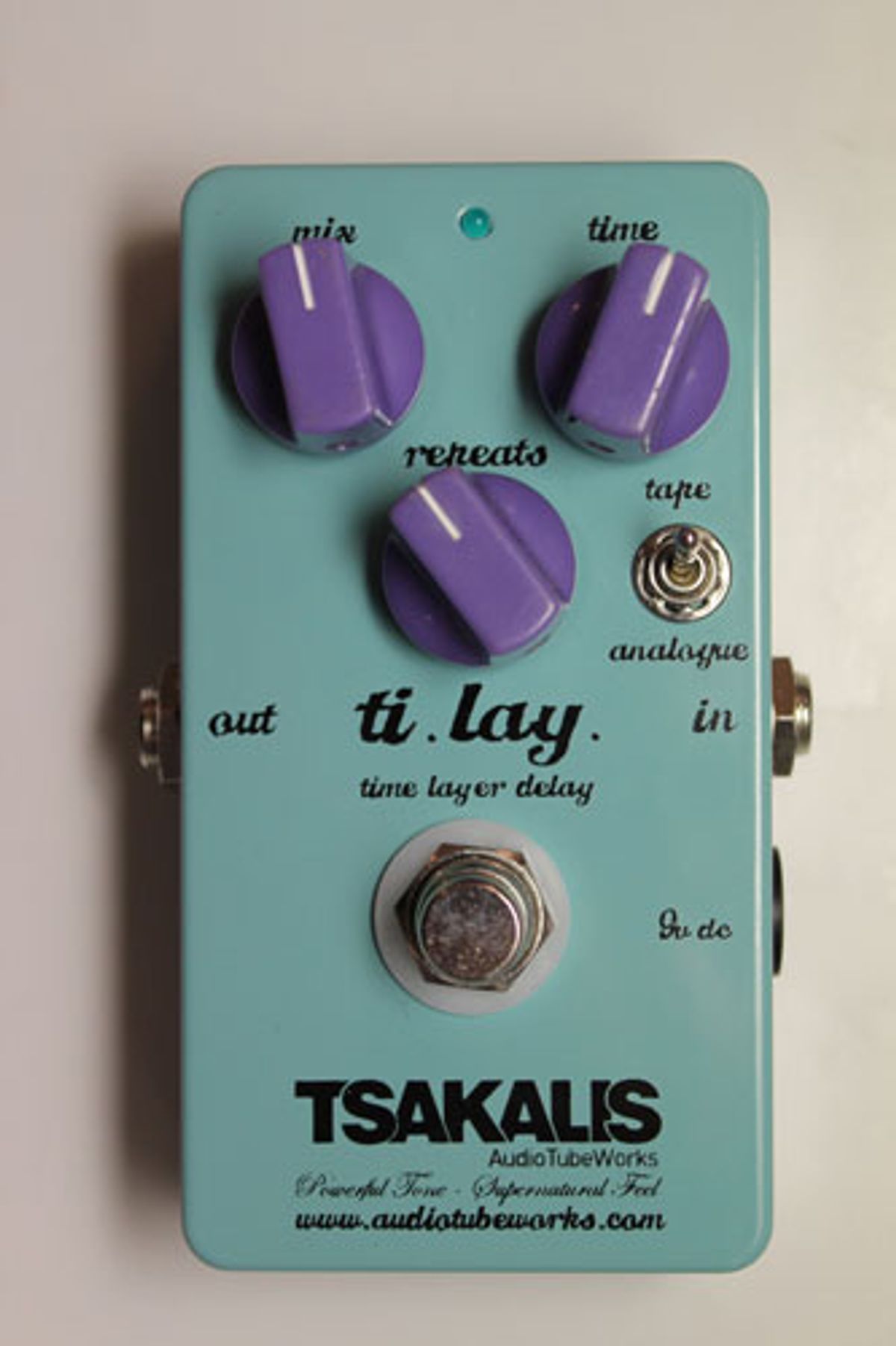 AudioTubeWorks Announces the Ti.Lay Delay Pedal