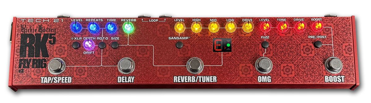 Tech 21 Introduces Richie Kotzen RK5 Signature Fly Rig Version 3