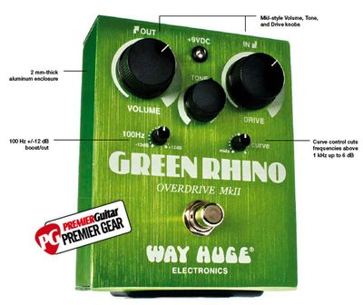 Way Huge Green Rhino MkII Overdrive Pedal Review - Premier Guitar