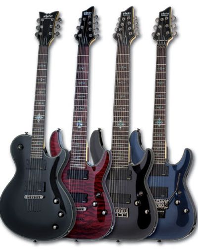 Schecter Unveils Damien Elite Guitars: 6, 7, 8 Strings - Premier 
