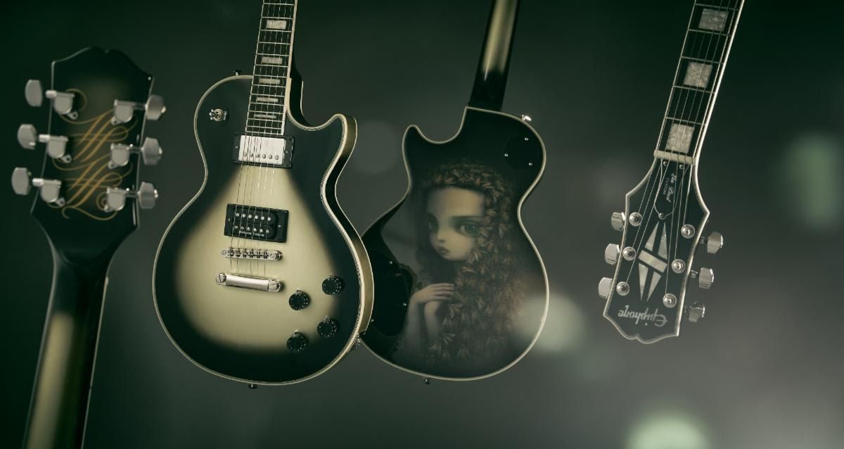 Epiphone Launches Adam Jones Les Paul Custom Art Collection