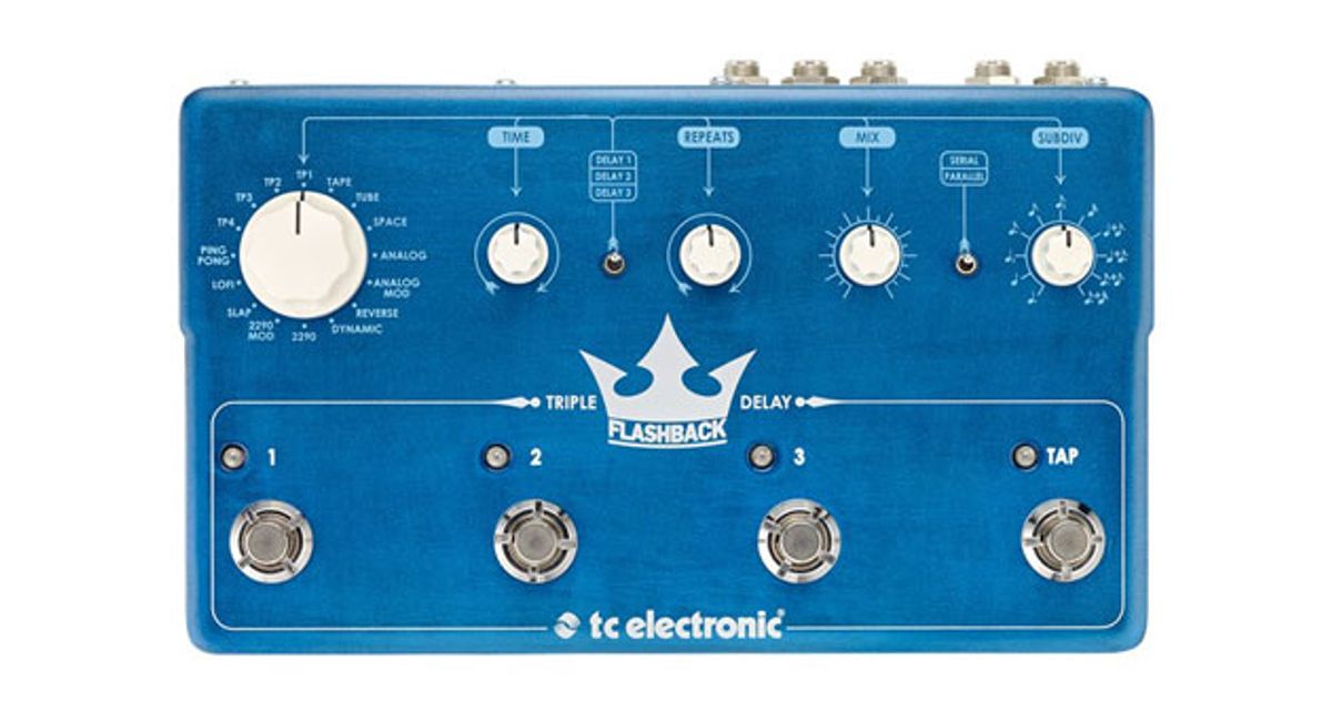 TC Electronic Unveils the Flashback Triple Delay