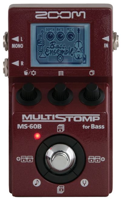 Zoom MS-60B MultiStomp for Bass Review - Premier Guitar