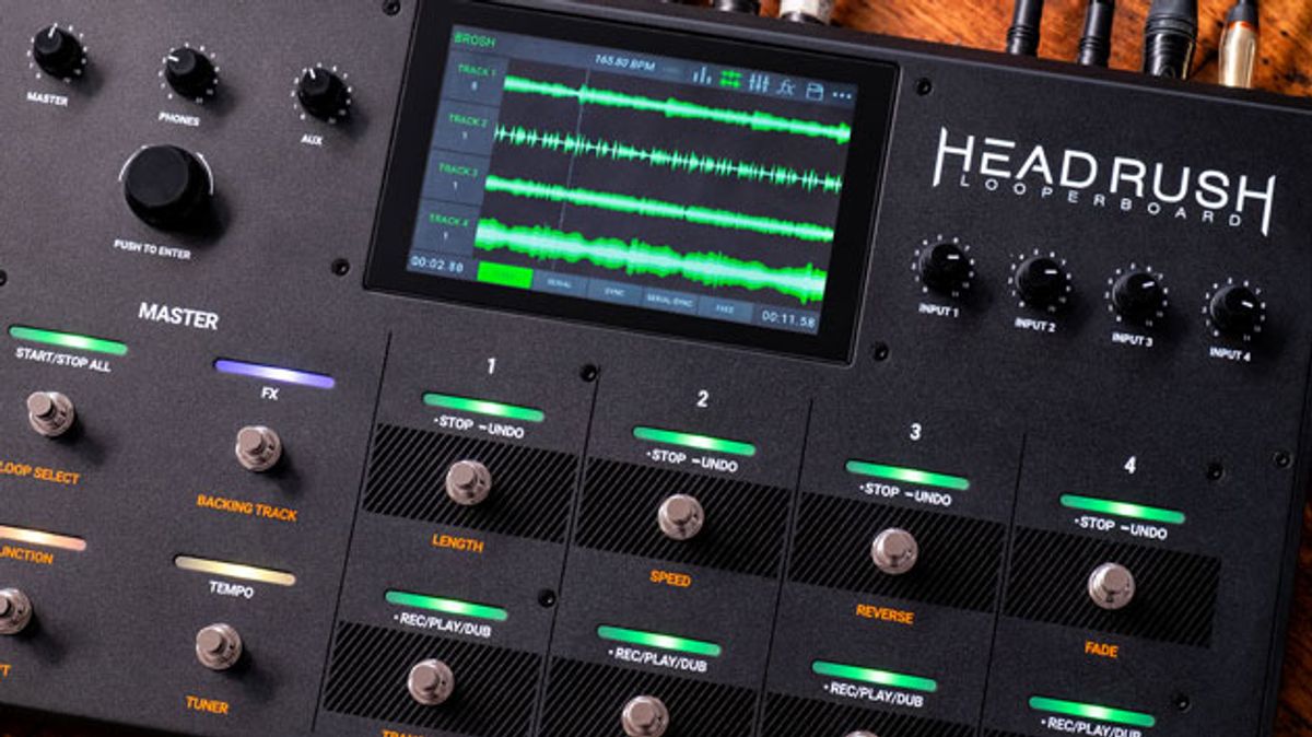 Headrush Unveils the Looperboard