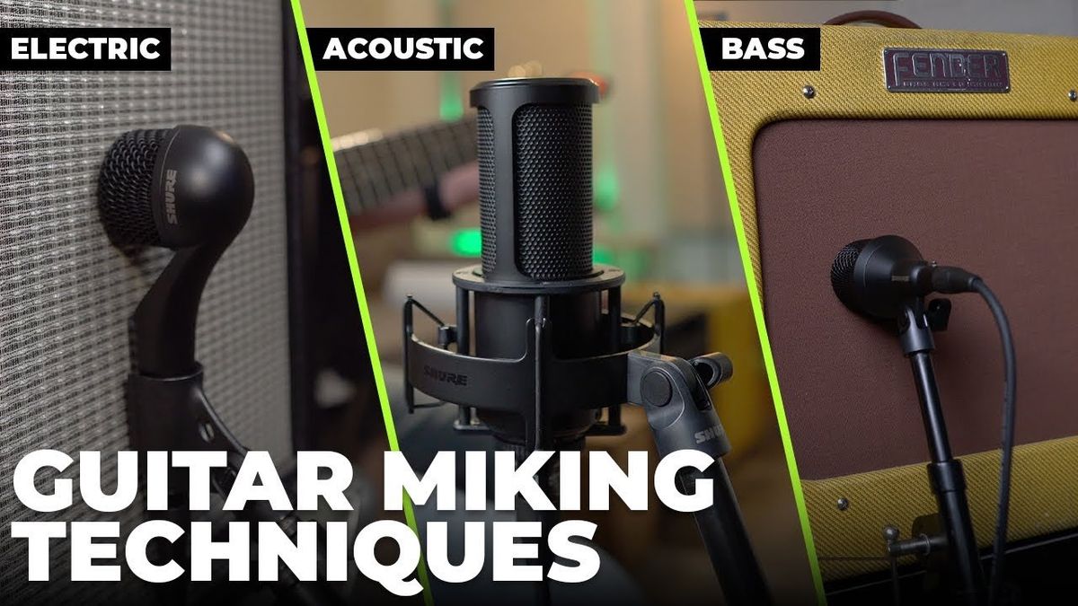 ​How to Mic Acoustic, Electric, or Bass Guitars like a Pro