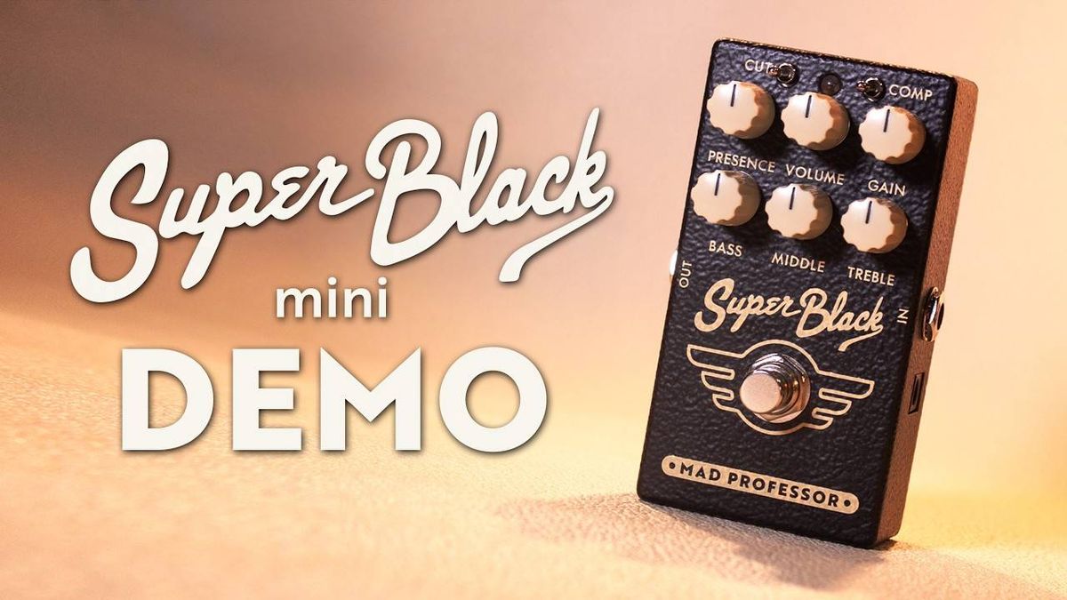 Mad Professor Launches New Super Black Mini Pedal