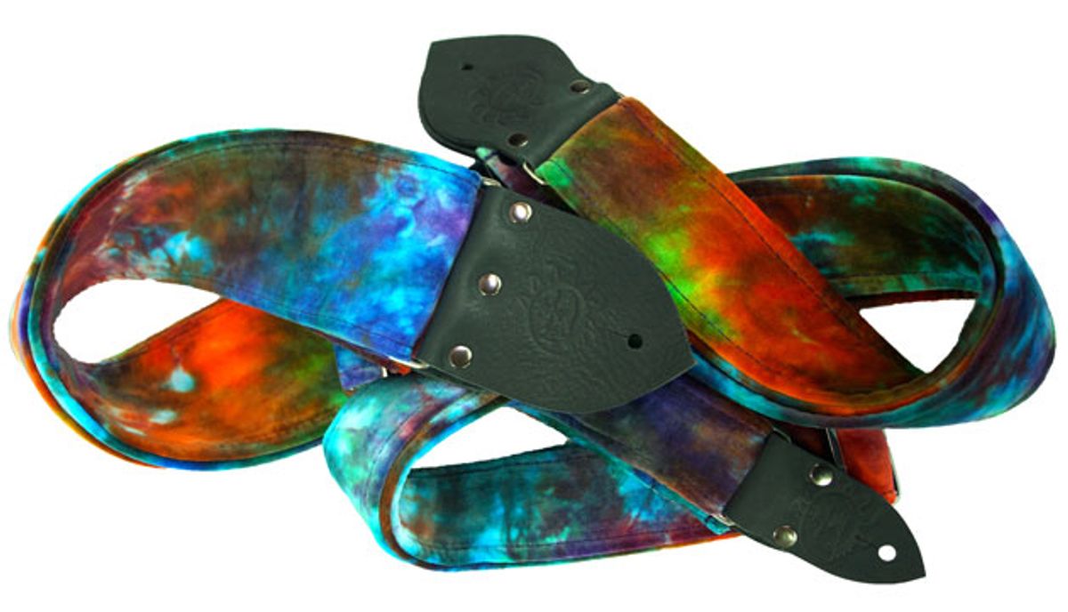 Dog Days Straps Releases Tie-Dye Velvet Guitar and Uke Straps