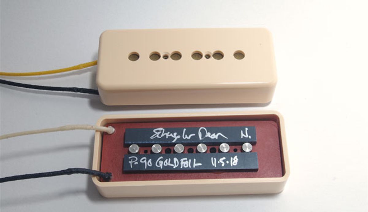 Schuyler Dean Pickups Unveils New P-90 Gold Foil Pickups