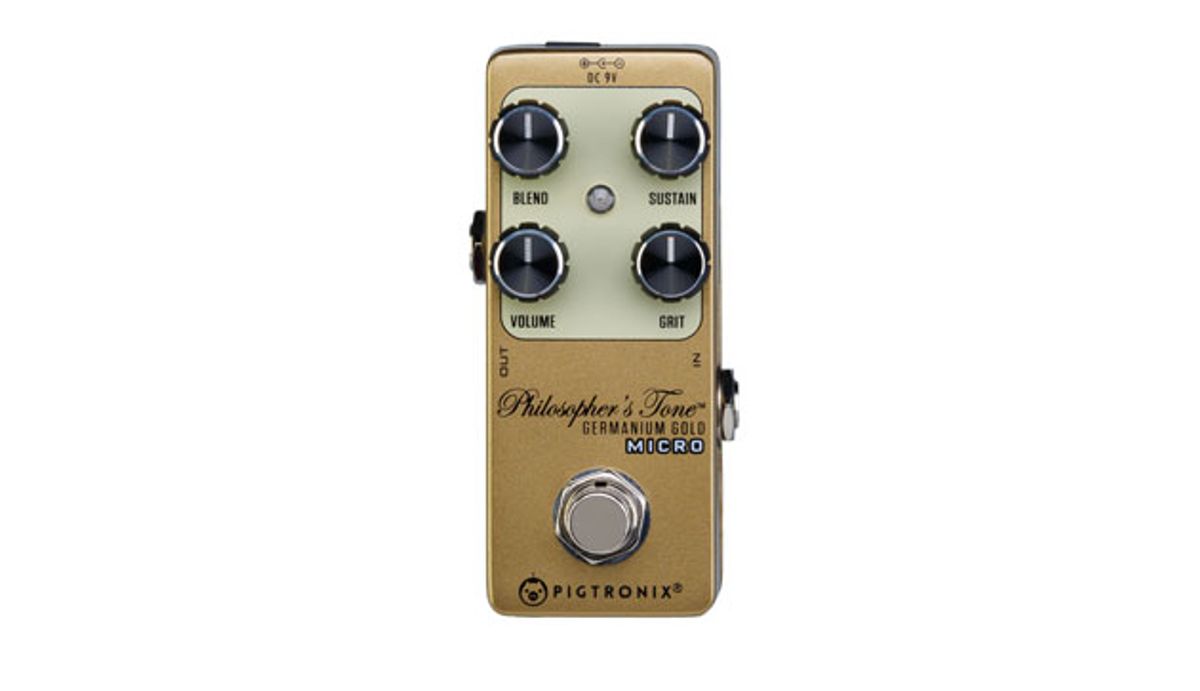 Pigtronix Releases the Philosopher’s Tone Germanium Gold Micro
