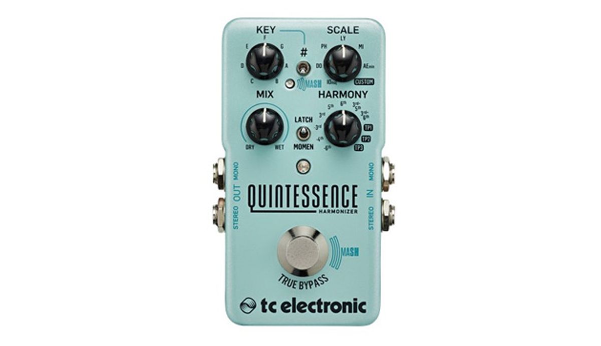 TC Electronic Announces the Quintessence Harmonizer Premier Guitar