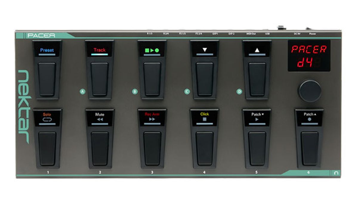 Nektar Technology Launches the Pacer MIDI Footswitch Controller