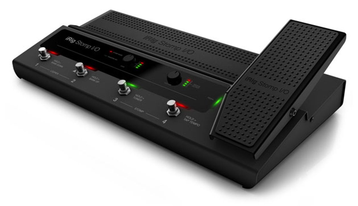 IK Multimedia Unveils the iRig Stomp I/O Pedalboard