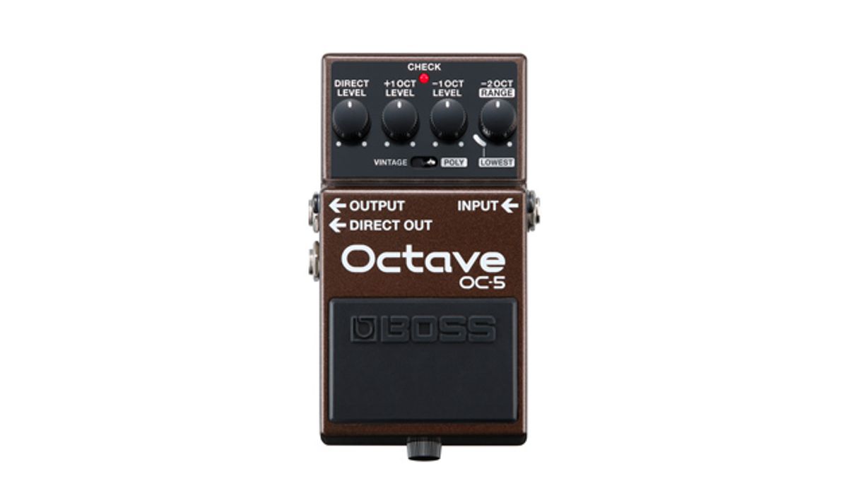 Boss Announces the OC-5 Octave Pedal