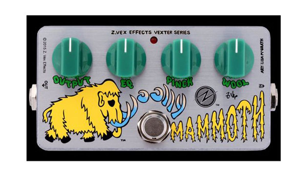 ZVEX Unveils the Germanium Woolly Mammoth