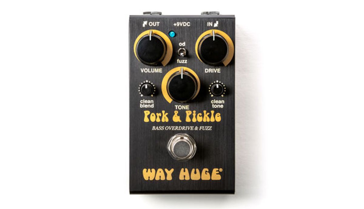Way Huge Unveils the Smalls Pork & Pickle Bass Overdrive & Fuzz