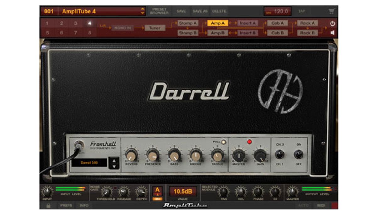 IK Multimedia Introduces Dimebag Darrell CFH Collection for AmpliTube