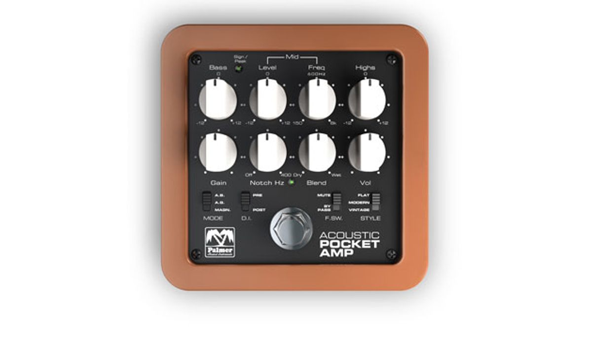 Palmer Presents the Acoustic Pocket Amp