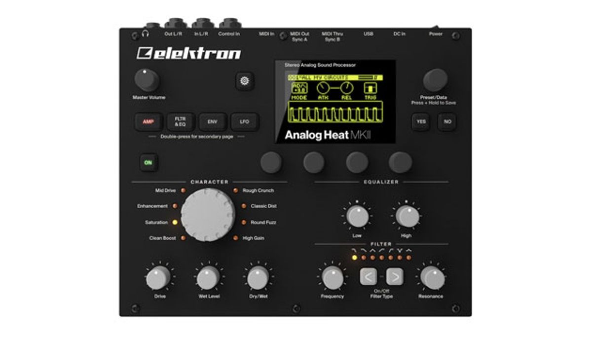 Elektron Introduces the Analog Heat MkII