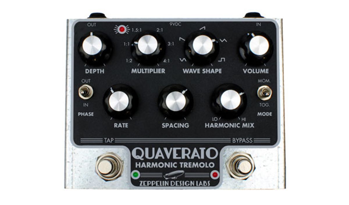 Zeppelin Design Labs Announces the Quaverato Harmonic Tremolo