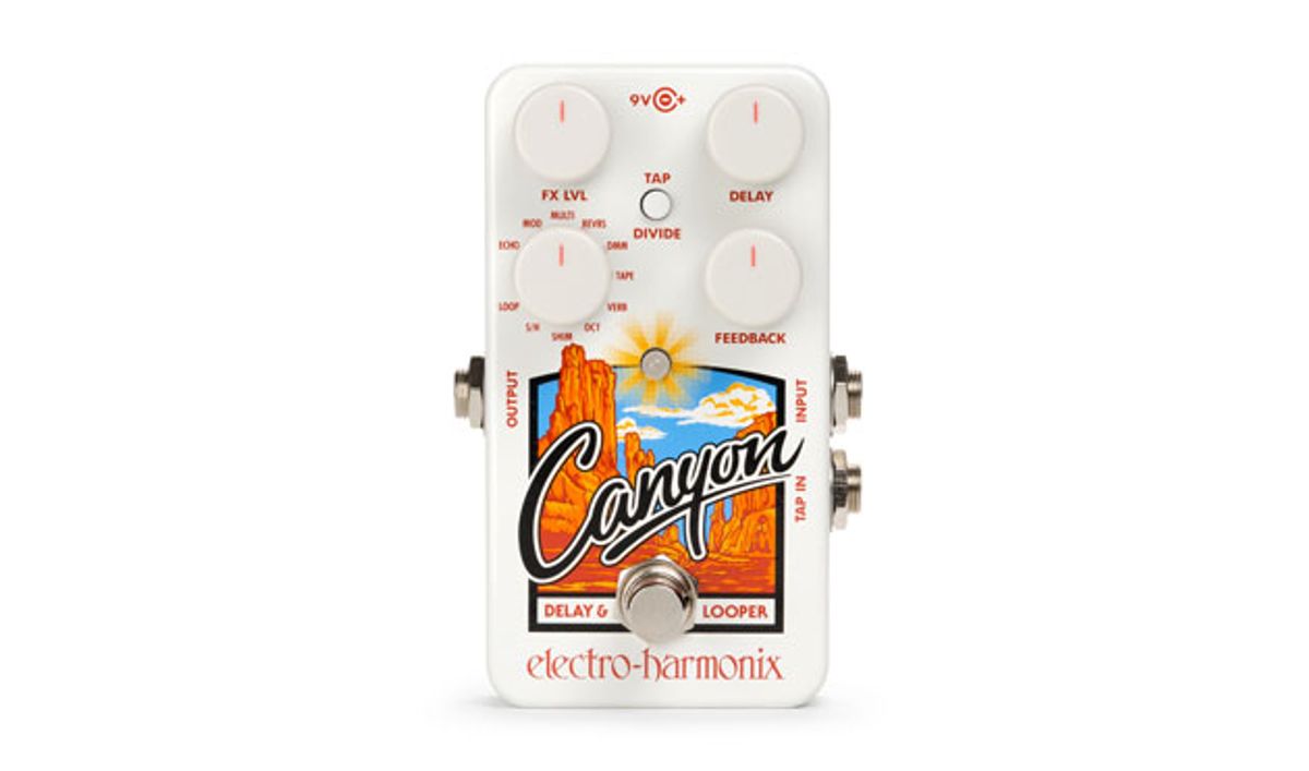 Electro-Harmonix Introduces the Canyon Delay & Looper
