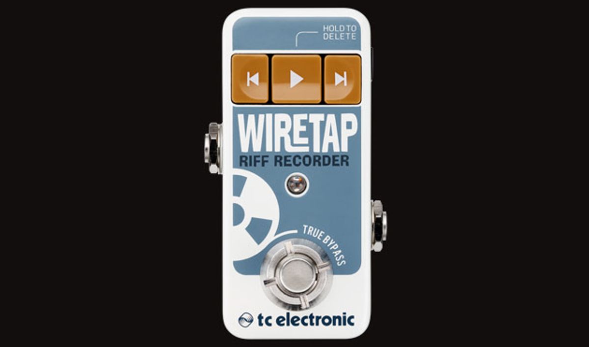 TC Electronic Announces the WireTap Riff Recorder