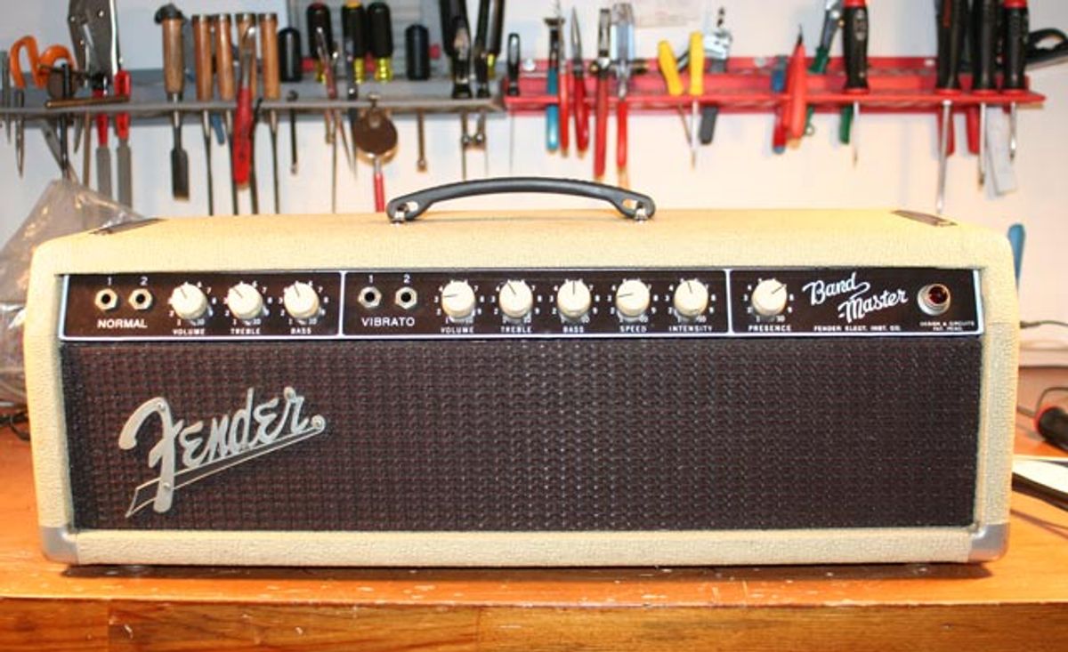 Sprucing up a '60s Blonde Fender Band-Master