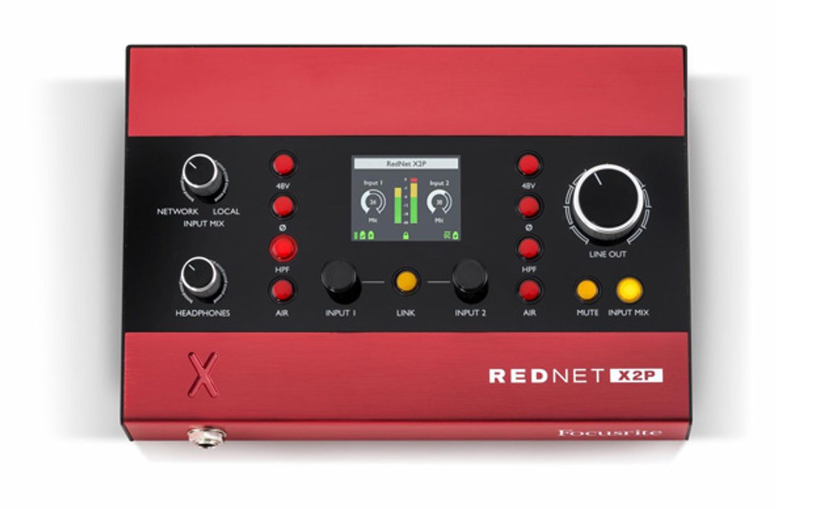 Focusrite Announces the 2x2 Dante Interface