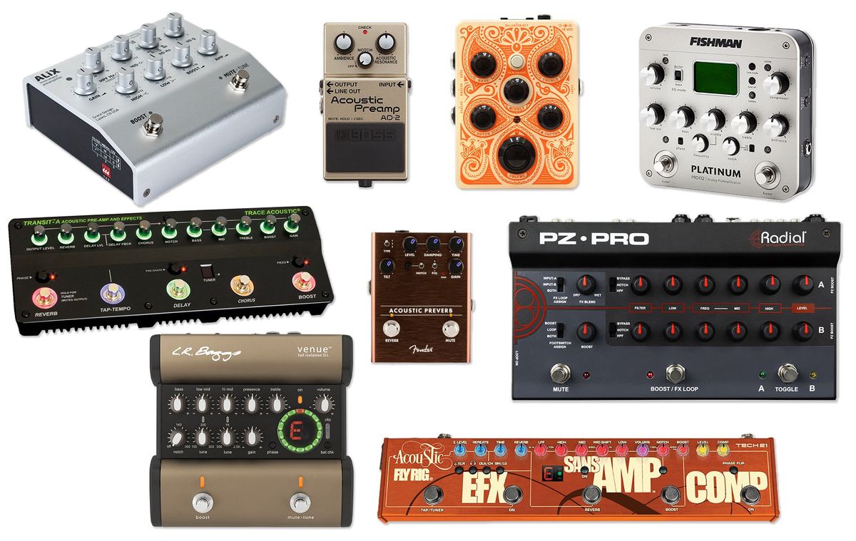 9 Acoustic Preamp Pedals for Stage or Studio