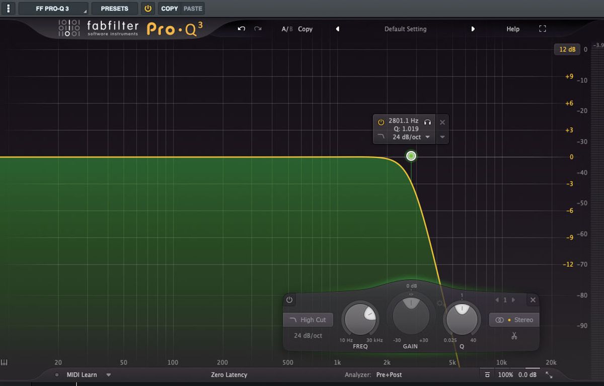 Recording Dojo: A High Five for the Low-Pass Filter