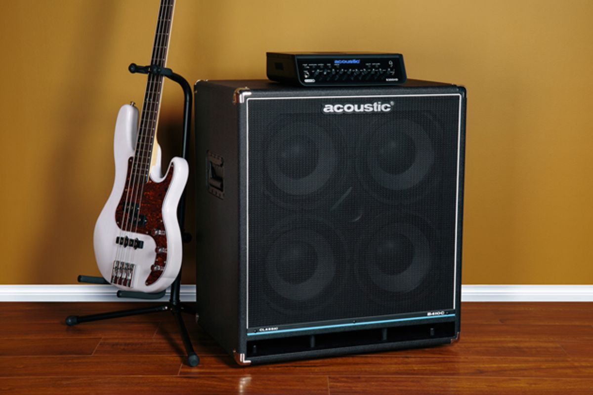 Acoustic Amplification Introduces the B410C 4x10 Cab