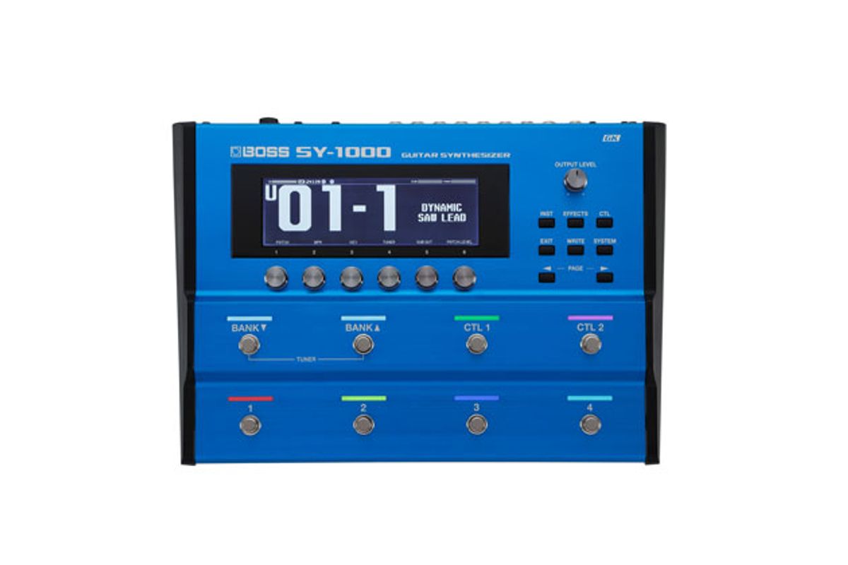 Boss Introduces the SY-1000 Guitar Synthesizer