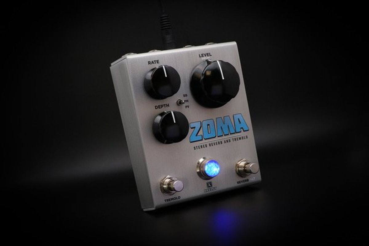 Keeley Launches ZOMA Stereo Reverb and Tremolo