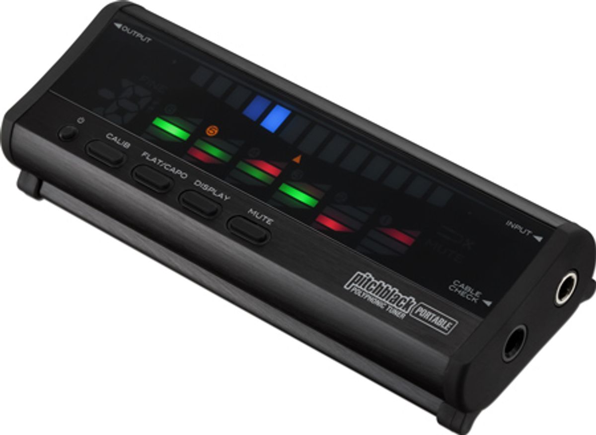 Korg Announces Pitchblack Portable Polyphonic Guitar and Bass Tuner 