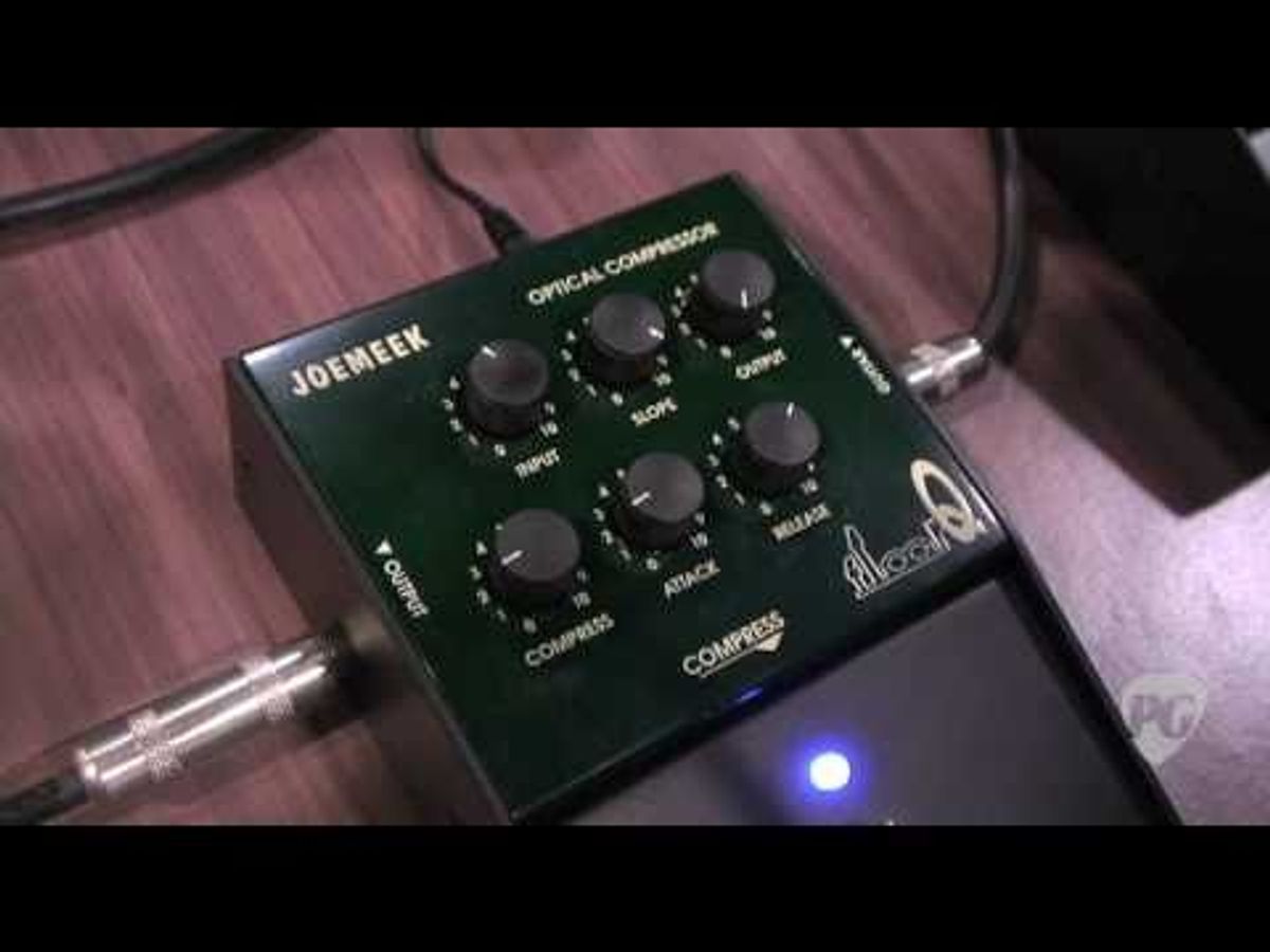 NAMM '11 - Joe Meek gbQ1 Processor, gbdB Preamp