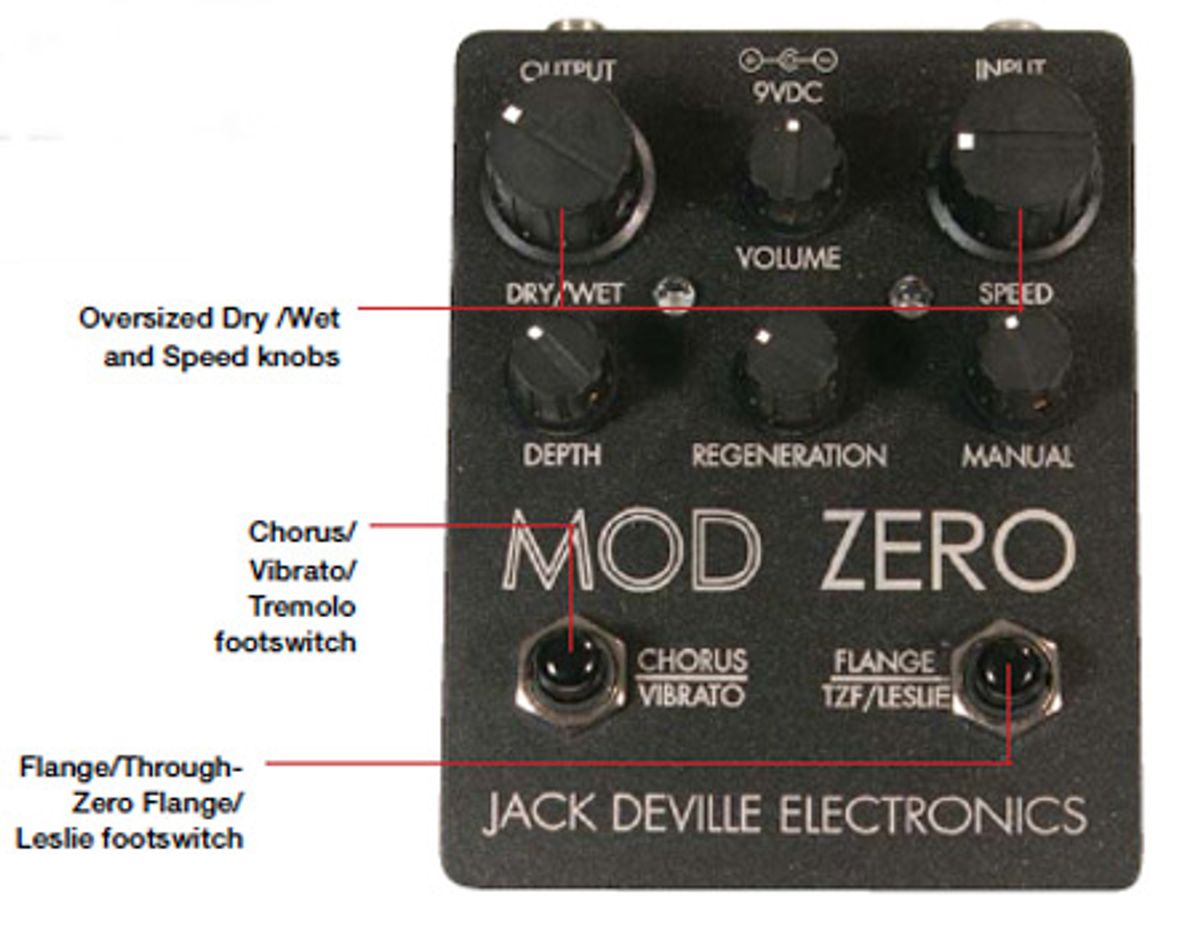 Jack Deville Electronics Mod Zero Pedal Review - Premier Guitar