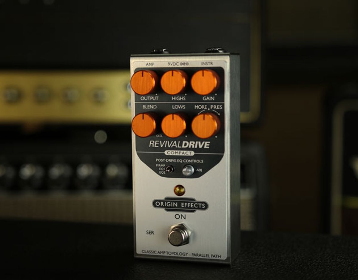 Origin Effects Launches the RevivalDRIVE Compact