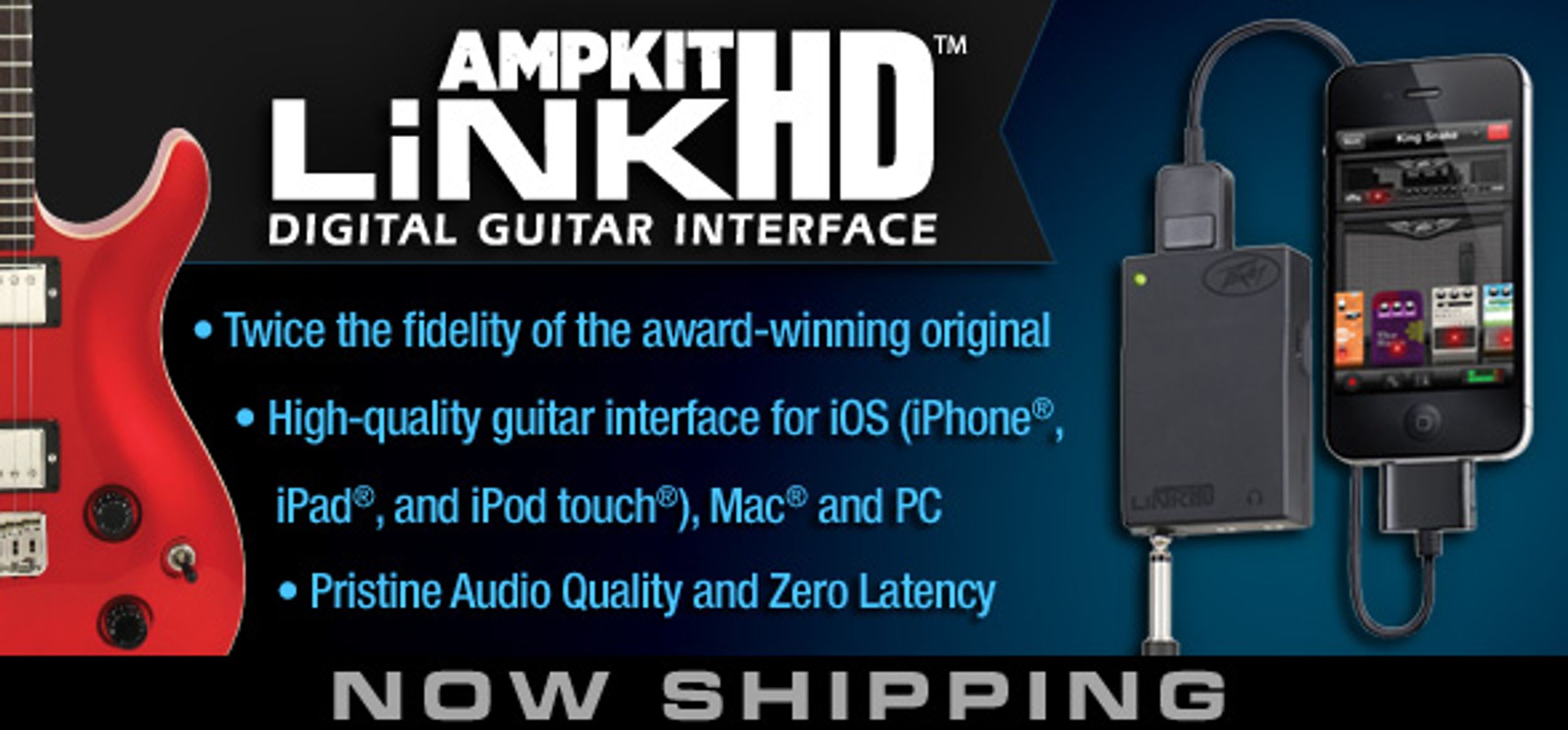 Peavey Now Shipping AmpKit LiNK HD
